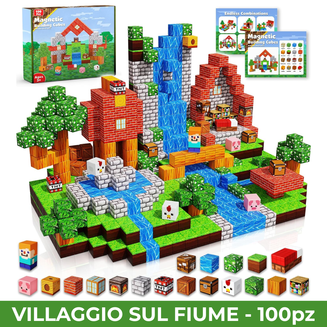 CUBECRAFT - Set di cubi magnetici